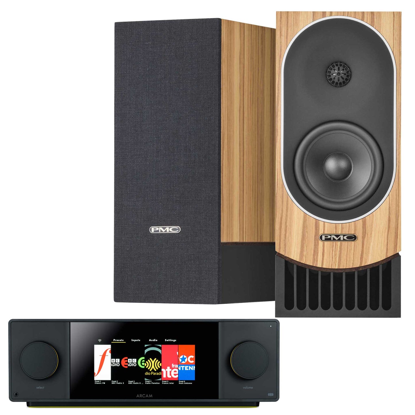 Arcam SA45 with PMC Prophecy1 Mediterranean Oak