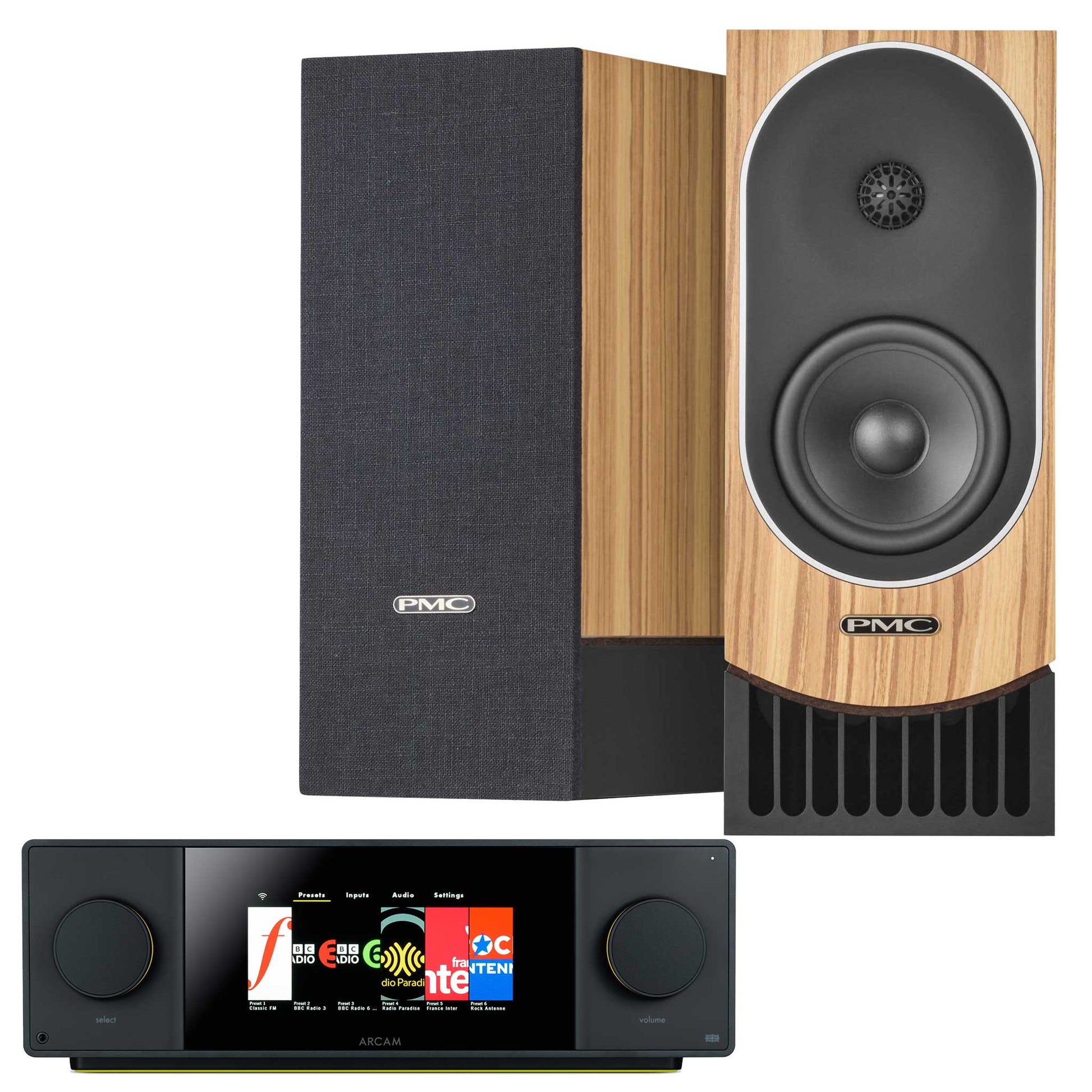 Arcam SA45 with PMC Prophecy1 Mediterranean Oak