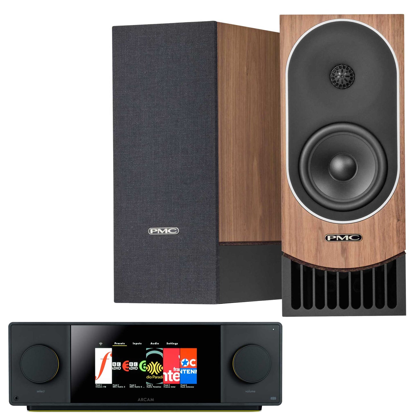 Arcam SA45 with PMC Prophecy1 Natural Walnut
