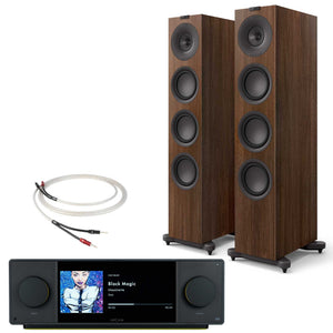 Arcam SA45 with KEF Q11 Meta Walnut