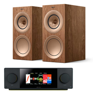 Arcam SA45 with KEF R3 Meta Walnut