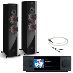 Arcam SA45 with Dali Rubikore 6 Black High Gloss