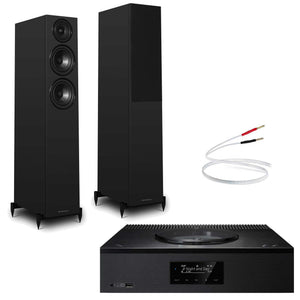 Technics SA-C600 Black with Warfedale Diamond 12.3i Black