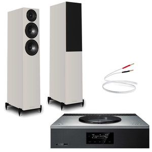 Technics SA-C600 Silver with Warfedale Diamond 12.3i Grey