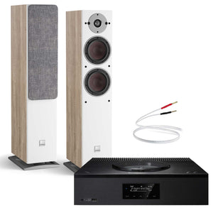Technics SA-C600 Black with Dali Oberon 5 Light Oak