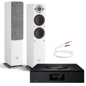 Technics SA-C600 Black with Dali Oberon 5 Dark White