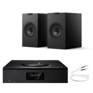 Technics SA-C600 Black with KEF Q1 Meta Black