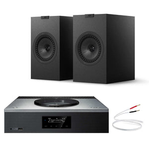 Technics SA-C600 Silver with KEF Q3 Meta Black