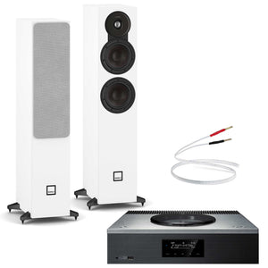 Technics SA-C600 Silver with Dali SONIK 5 White