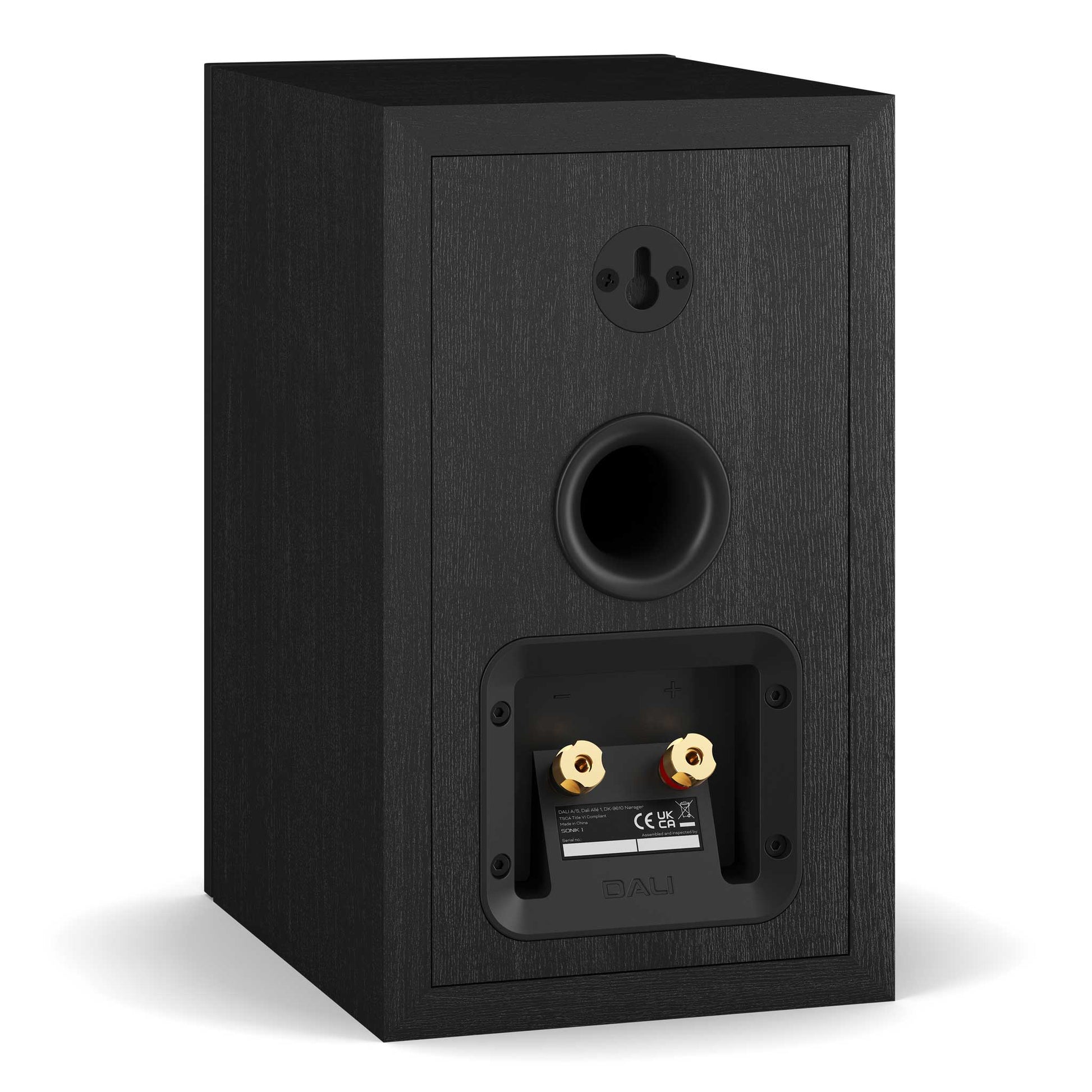 Dali SONIK 1 Black Ash Rear View 