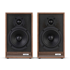 Ruark Audio Sabre-R Walnut Grilles Off