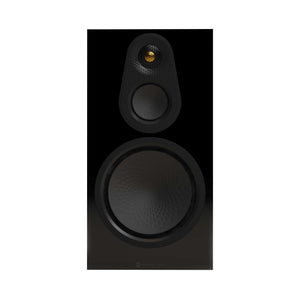 Monitor Audio Silver 100 8G High Gloss Black Front View