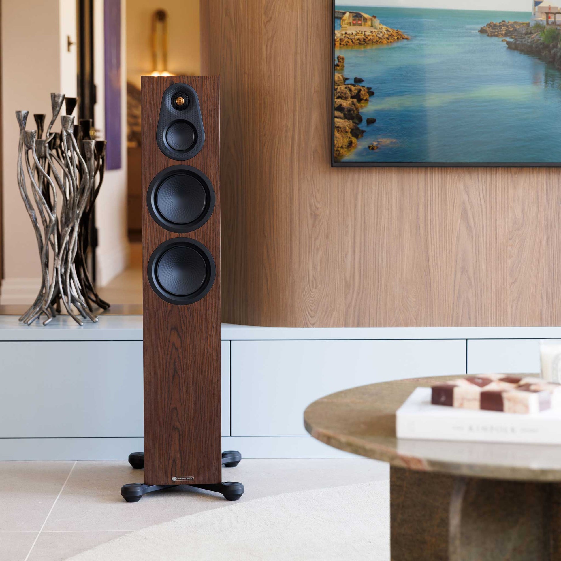 Monitor Audio Silver 300 8G European Walnut Room Setting