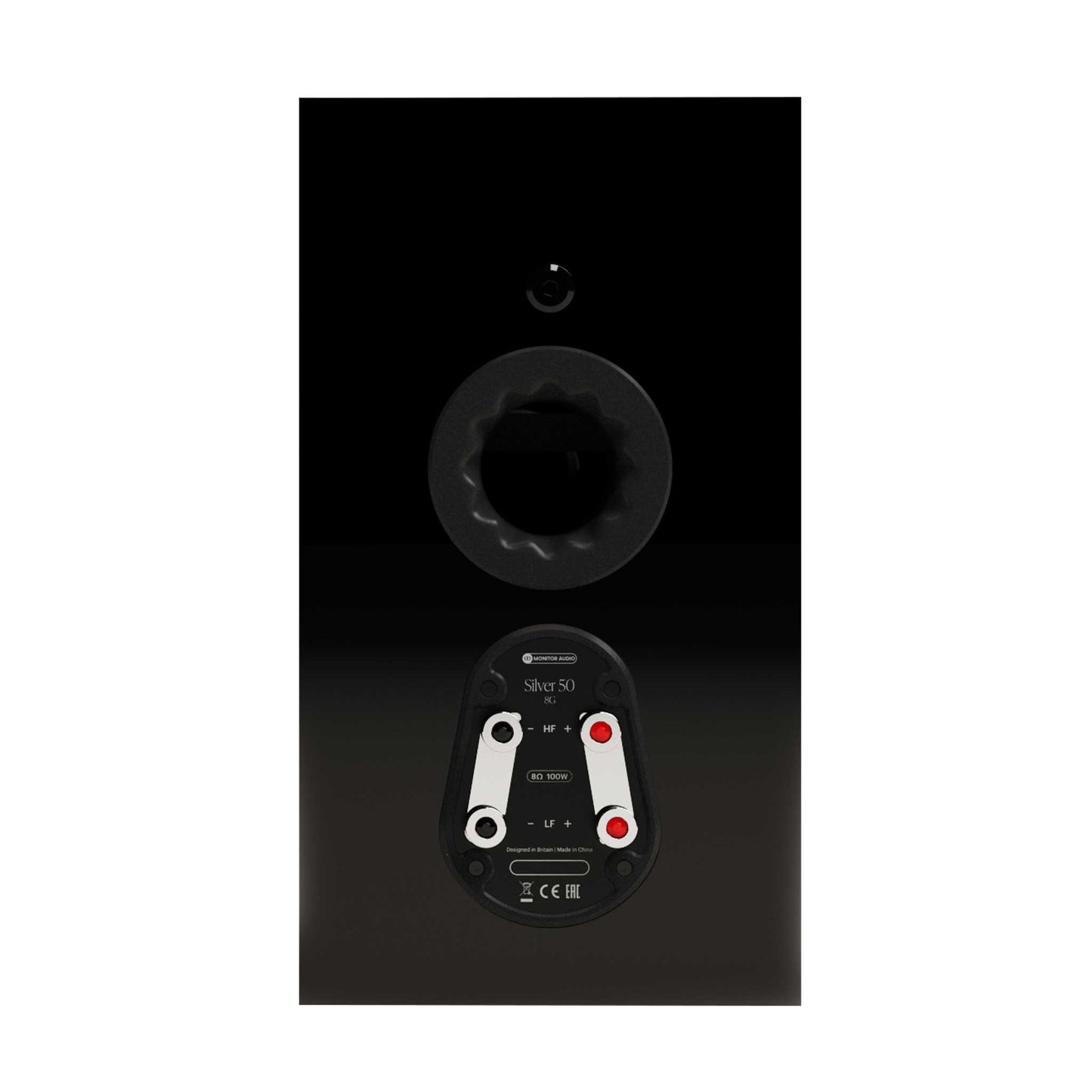 Monitor Audio Silver 50 8G High Gloss Black Rear View