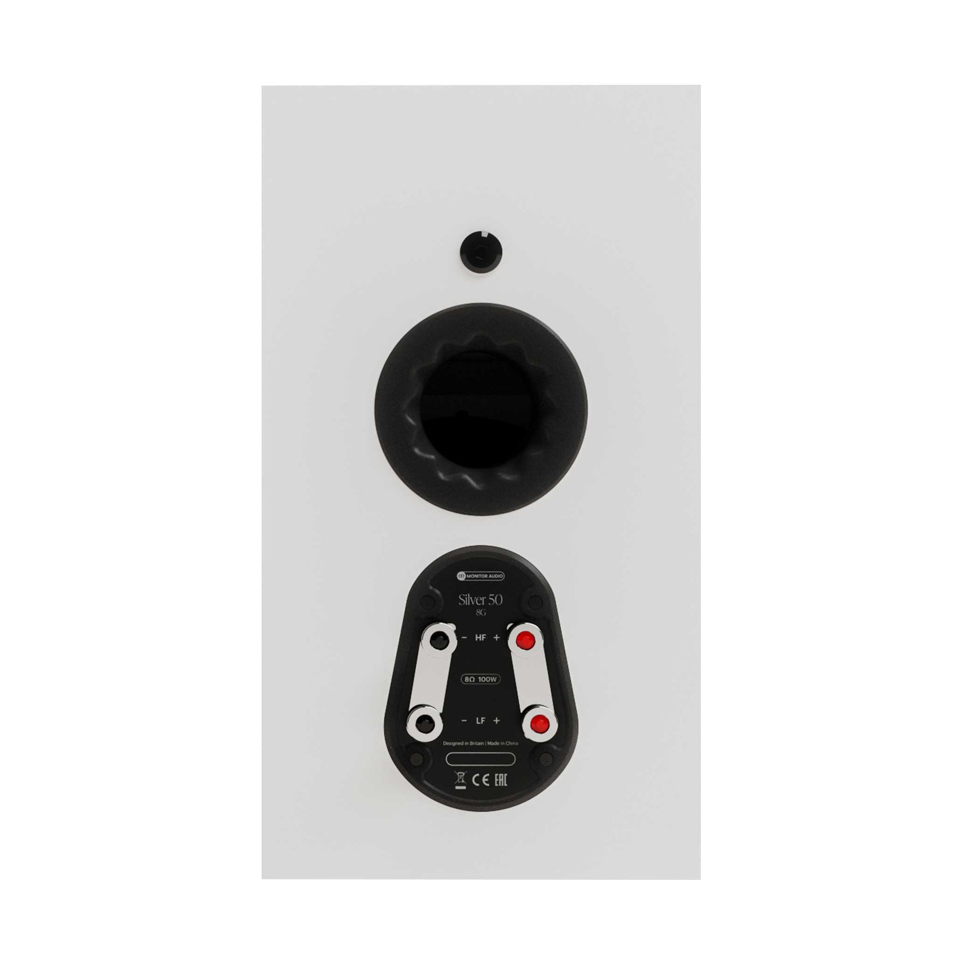 Monitor Audio Silver 50 8G Satin White Rear View