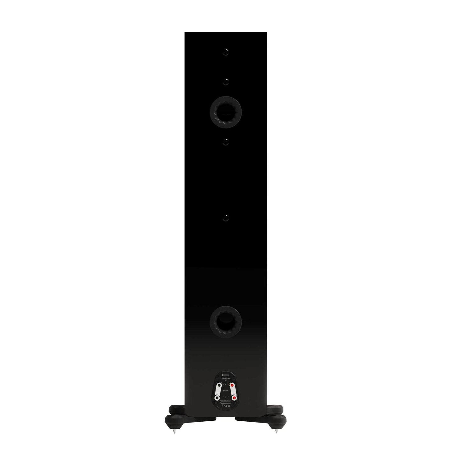 Monitor Audio Silver 500 8G High Gloss Black Rear View