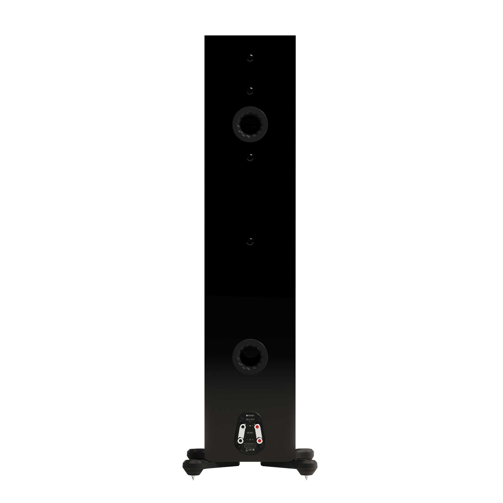 Monitor Audio Silver 500 8G High Gloss Black Rear View