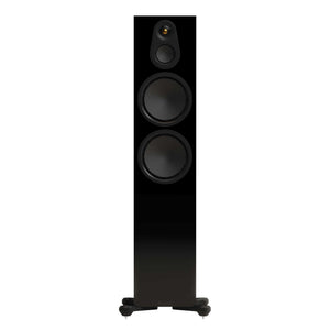 Monitor Audio Silver 500 8G High Gloss Black Front View