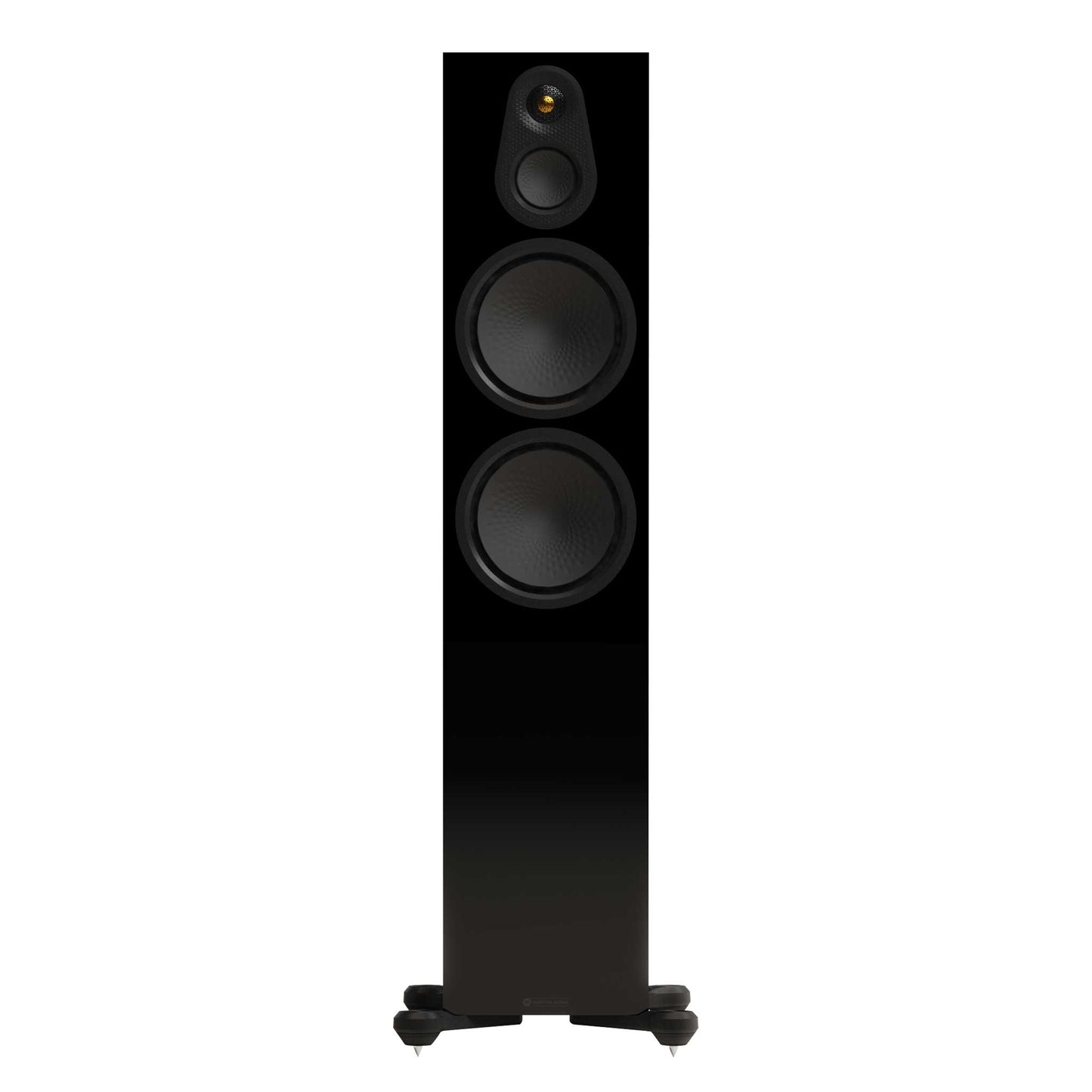 Monitor Audio Silver 500 8G High Gloss Black Front View
