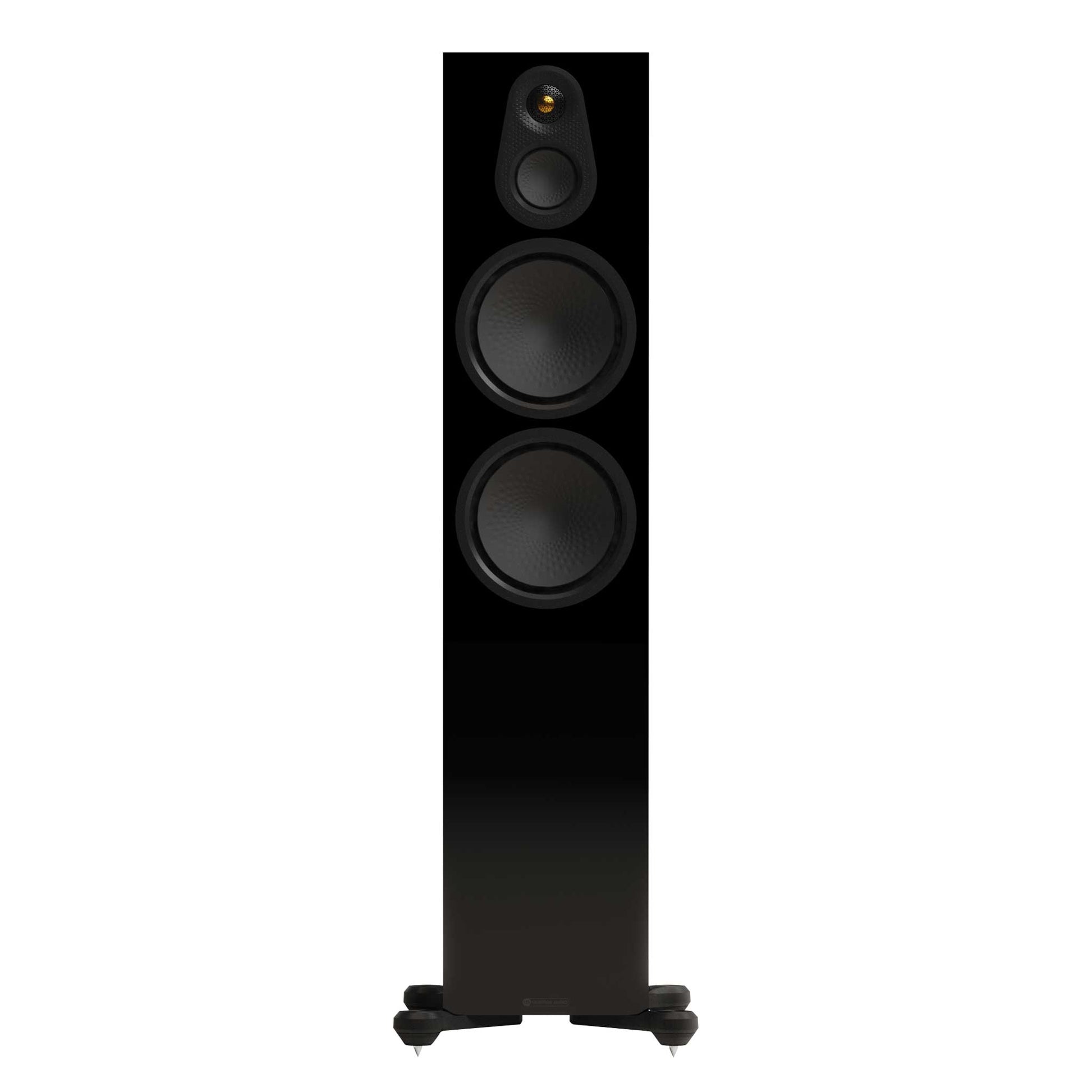 Monitor Audio Silver 500 8G High Gloss Black Front View