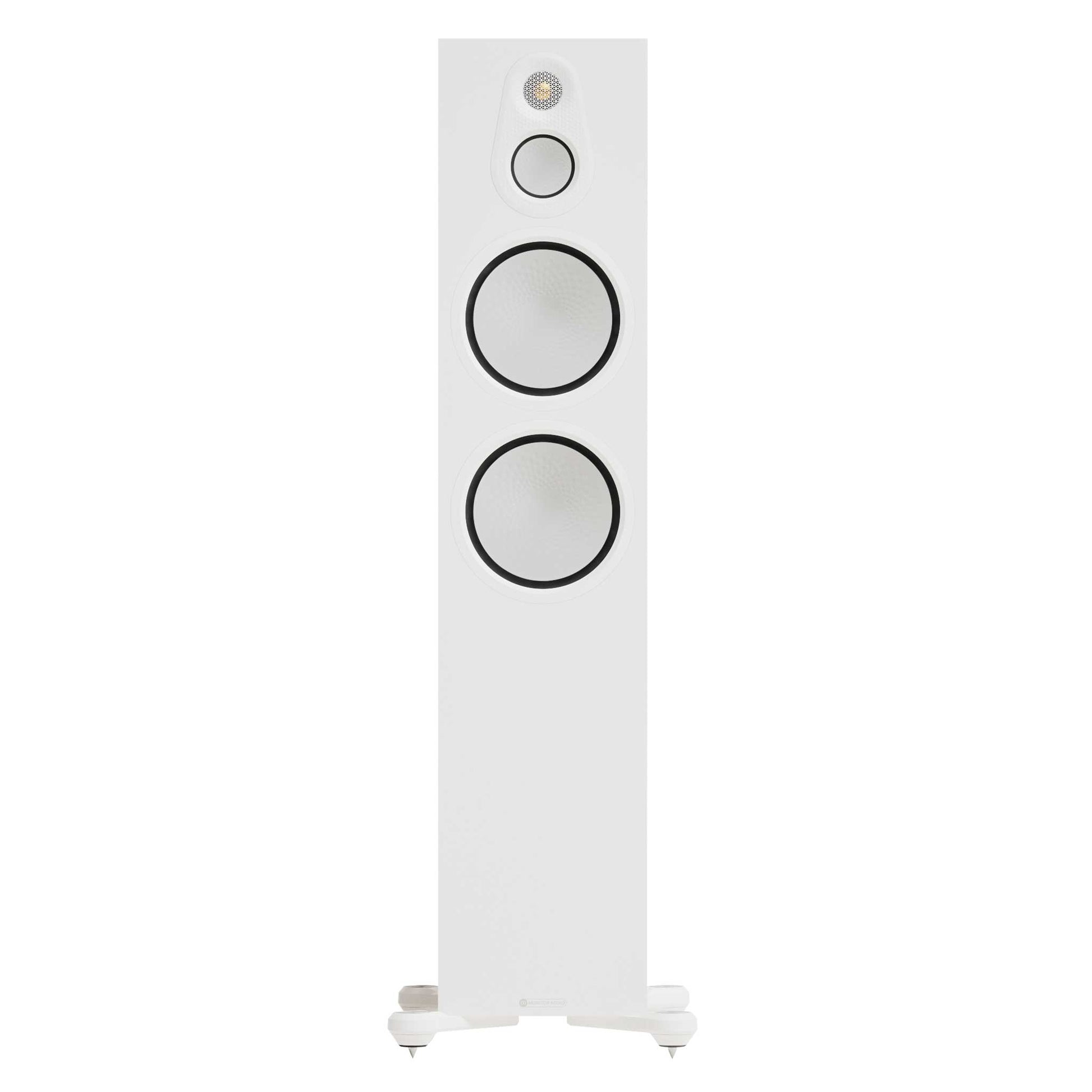 Monitor Audio Silver 500 8G Satin White Front View