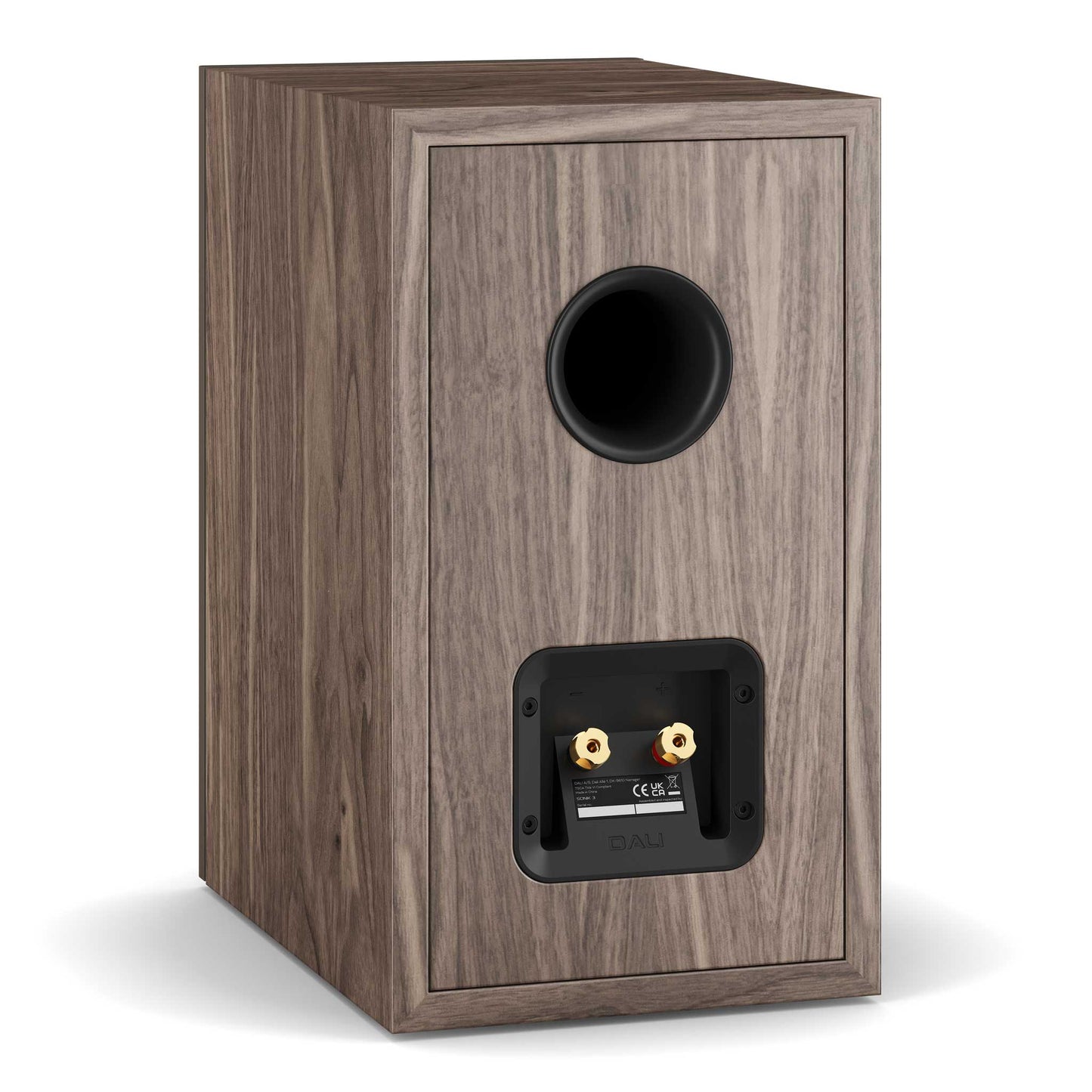 Dali SONIK 3 Walnut Rear Angled View