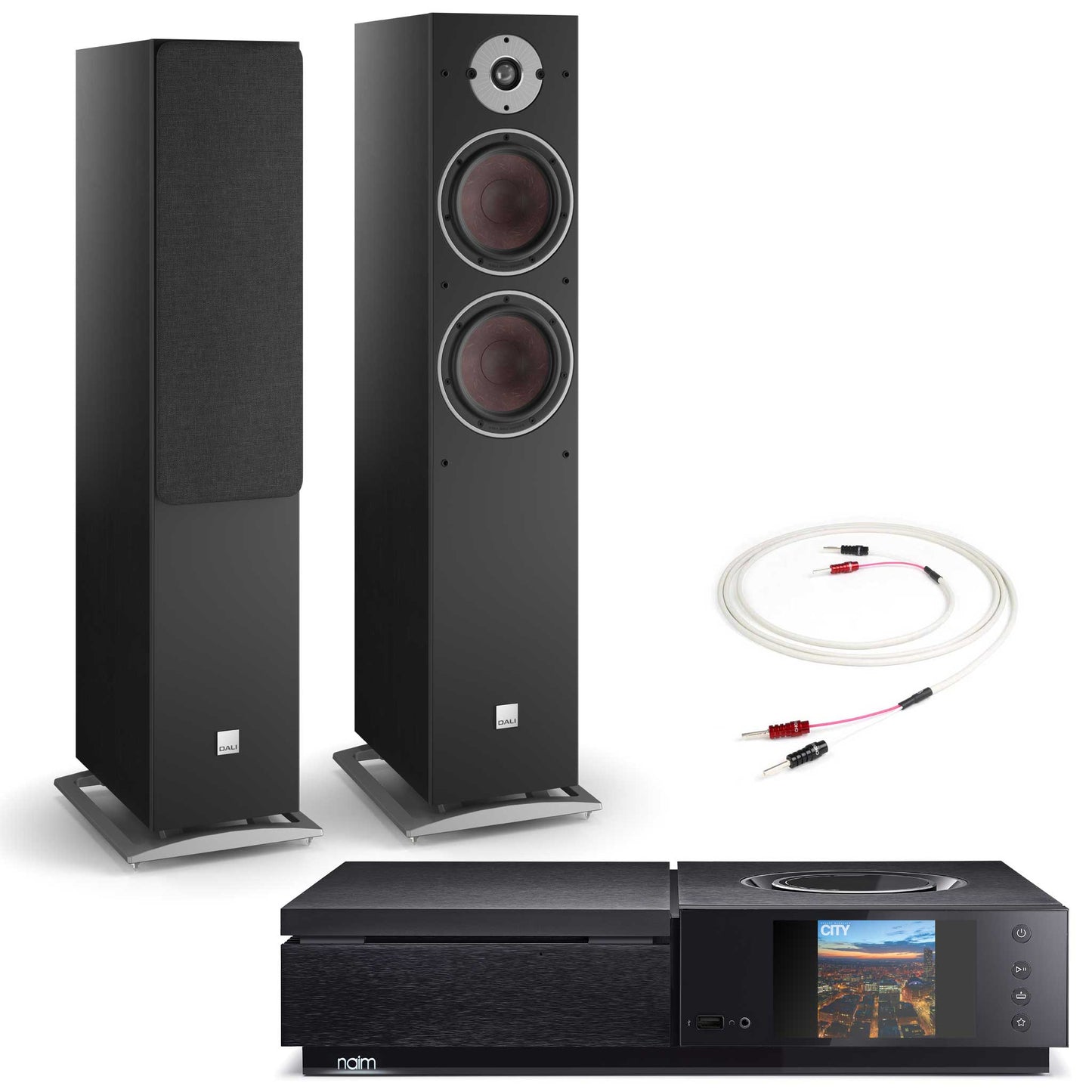 Naim Uniti Star with DALI Oberon 7 Black Ash