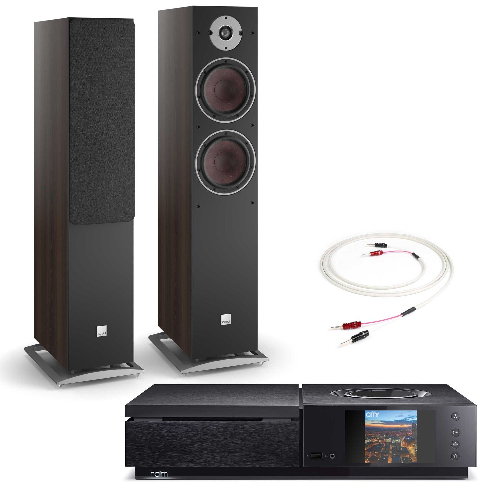 Naim Uniti Star with DALI Oberon 7 Dark Walnut