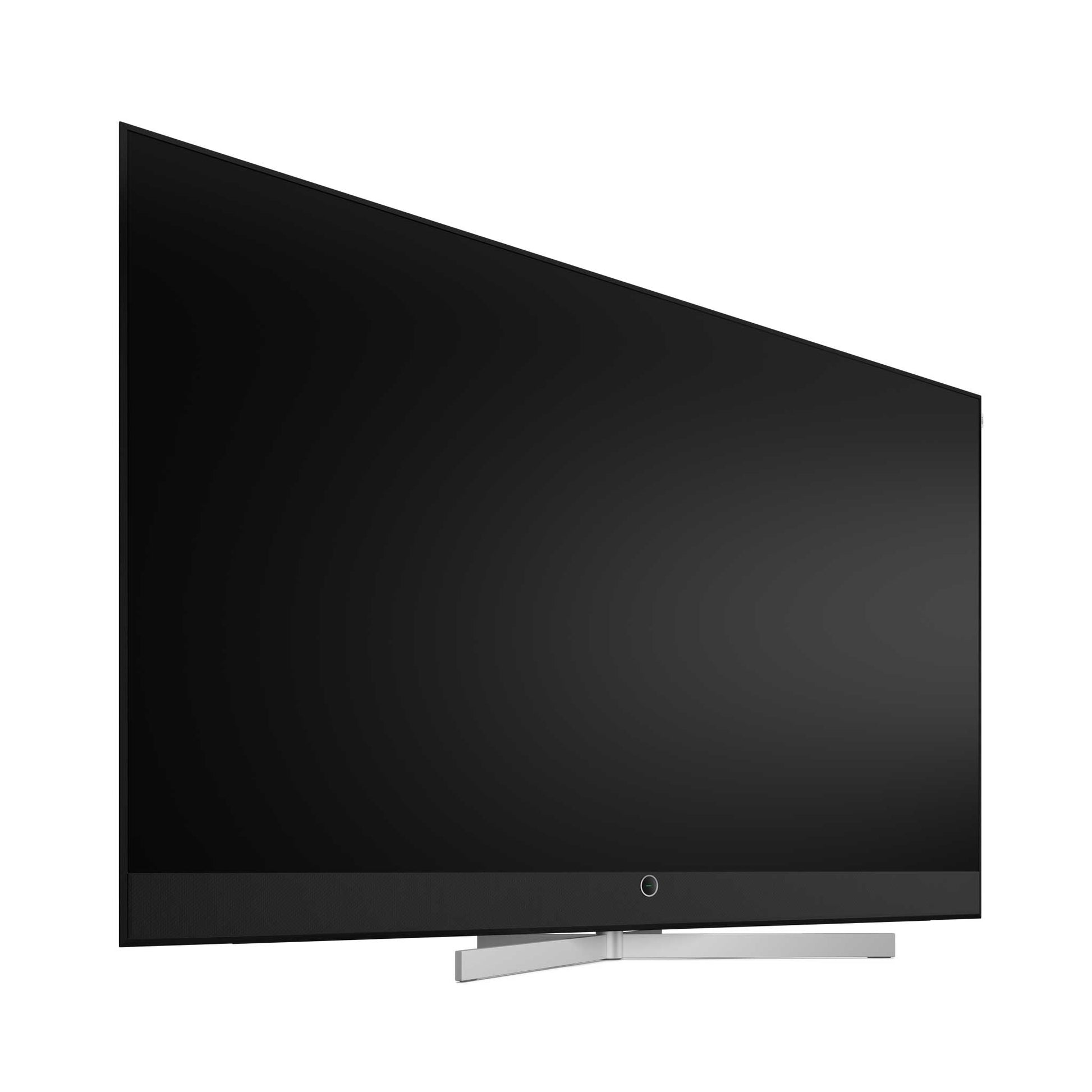 Loewe Stellar 83 DR+ Aluminium Black Angled View
