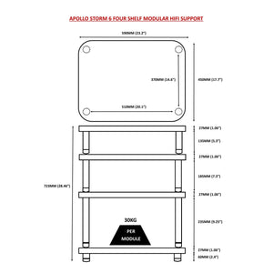 Atacama Apollo Storm 6 Dimensions