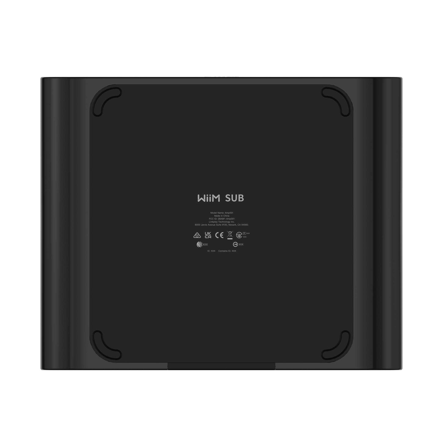 WiiM Sub Pro Black Bottom View