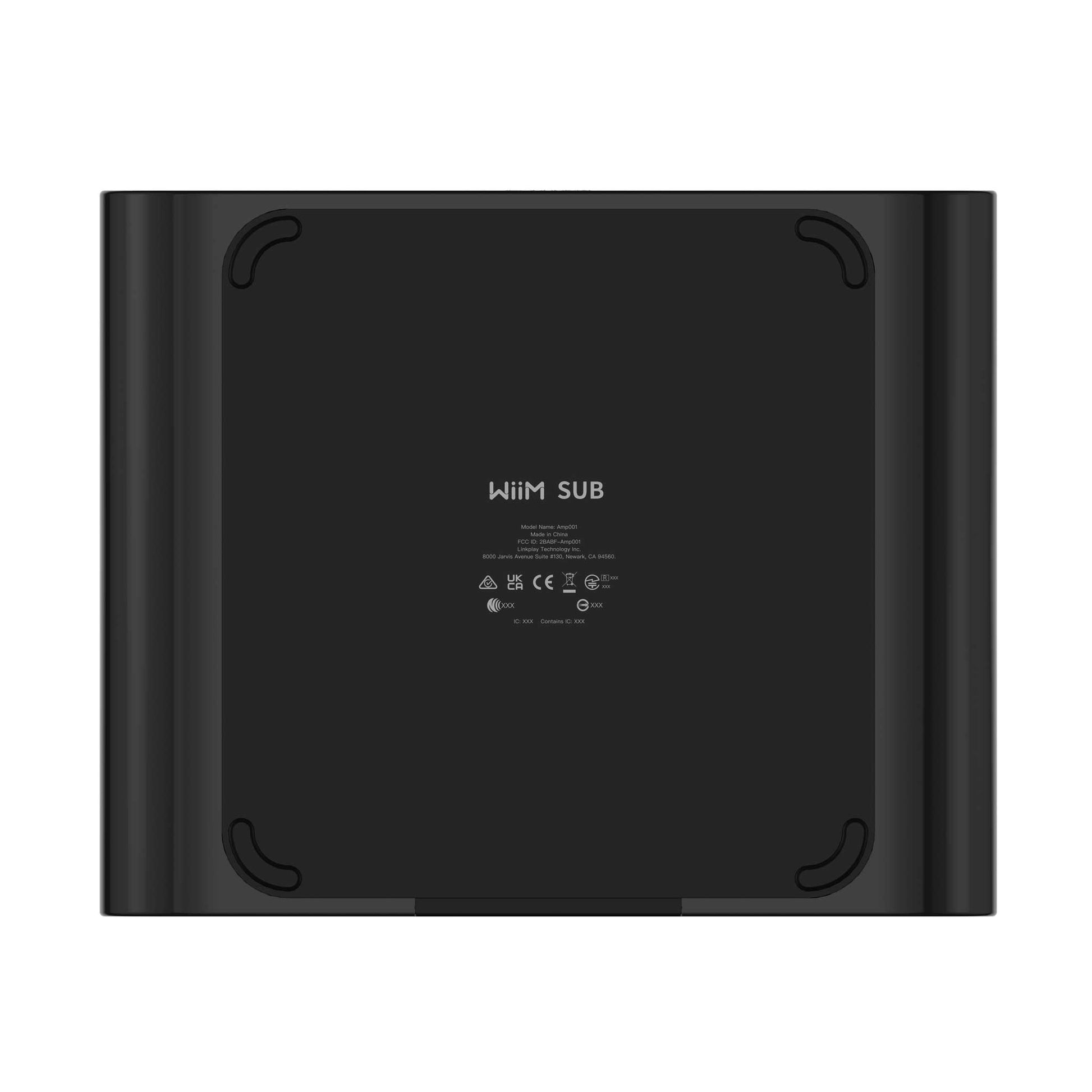 WiiM Sub Pro Black Bottom View