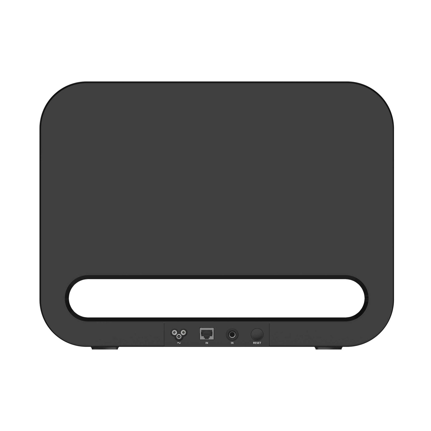 WiiM Sub Pro Black Rear View