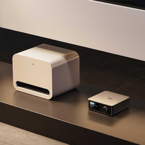 WiiM Sub Pro White Room Setting