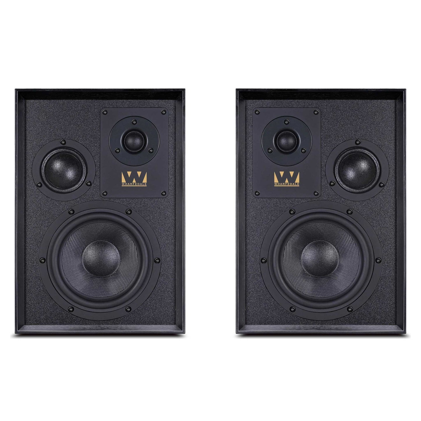 Wharfedale Super Denton Black Front View