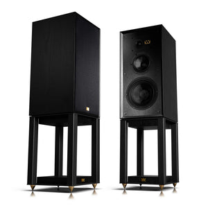 Wharfedale Super Linton Black on stands