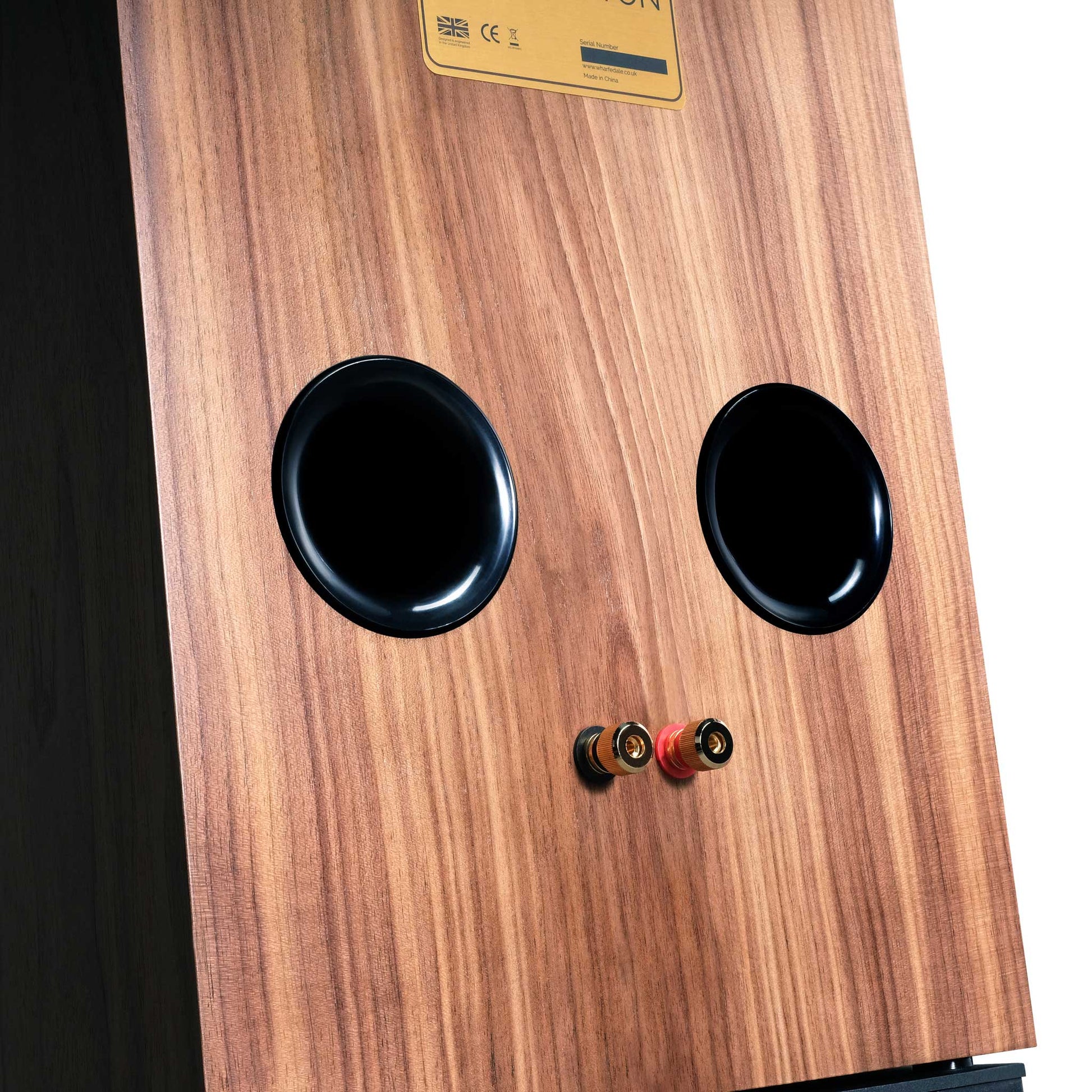 Wharfedale Super Linton Walnut Rear Ports