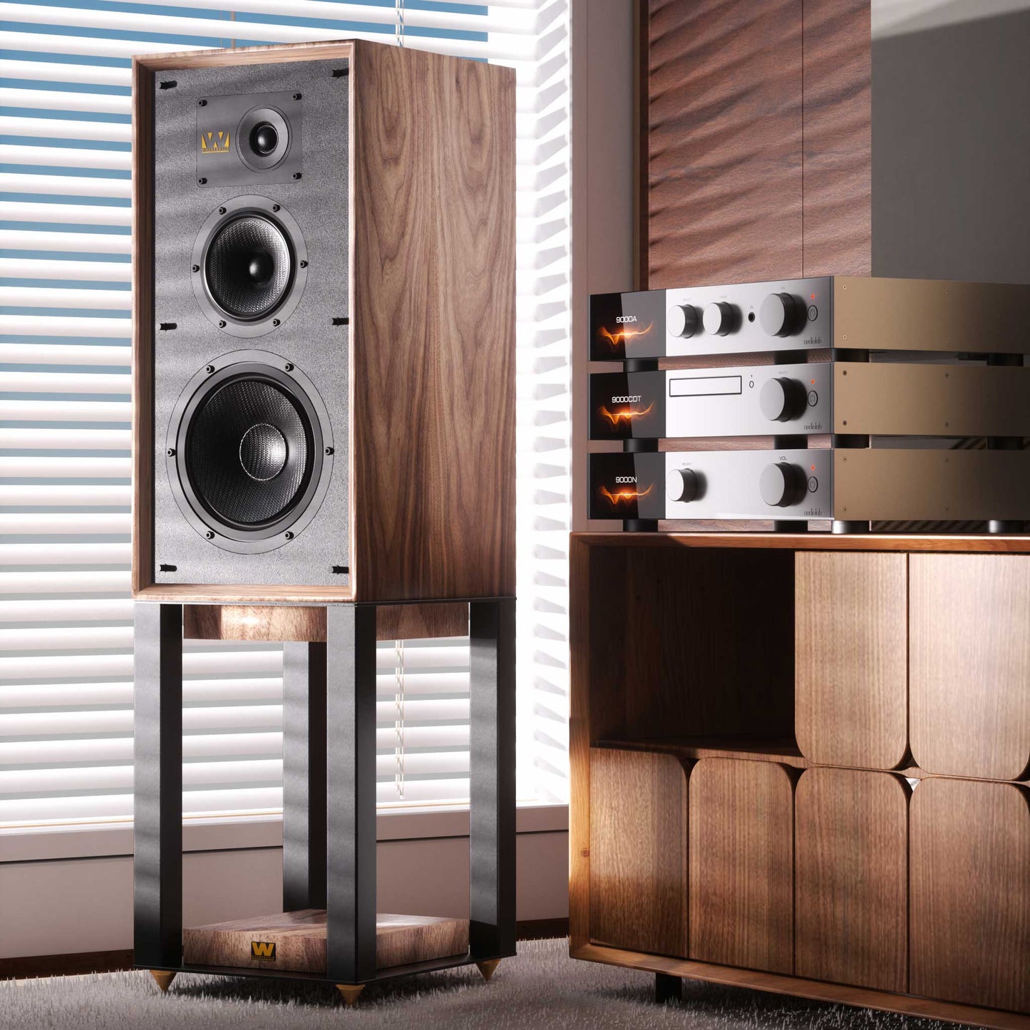 Wharfedale Super Linton Walnut Room Setting