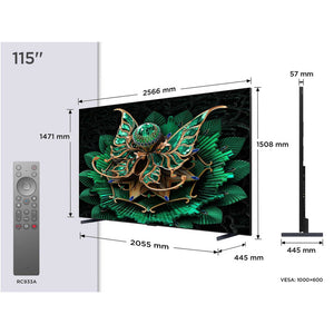 TCL 115C7K-UK Dimensions