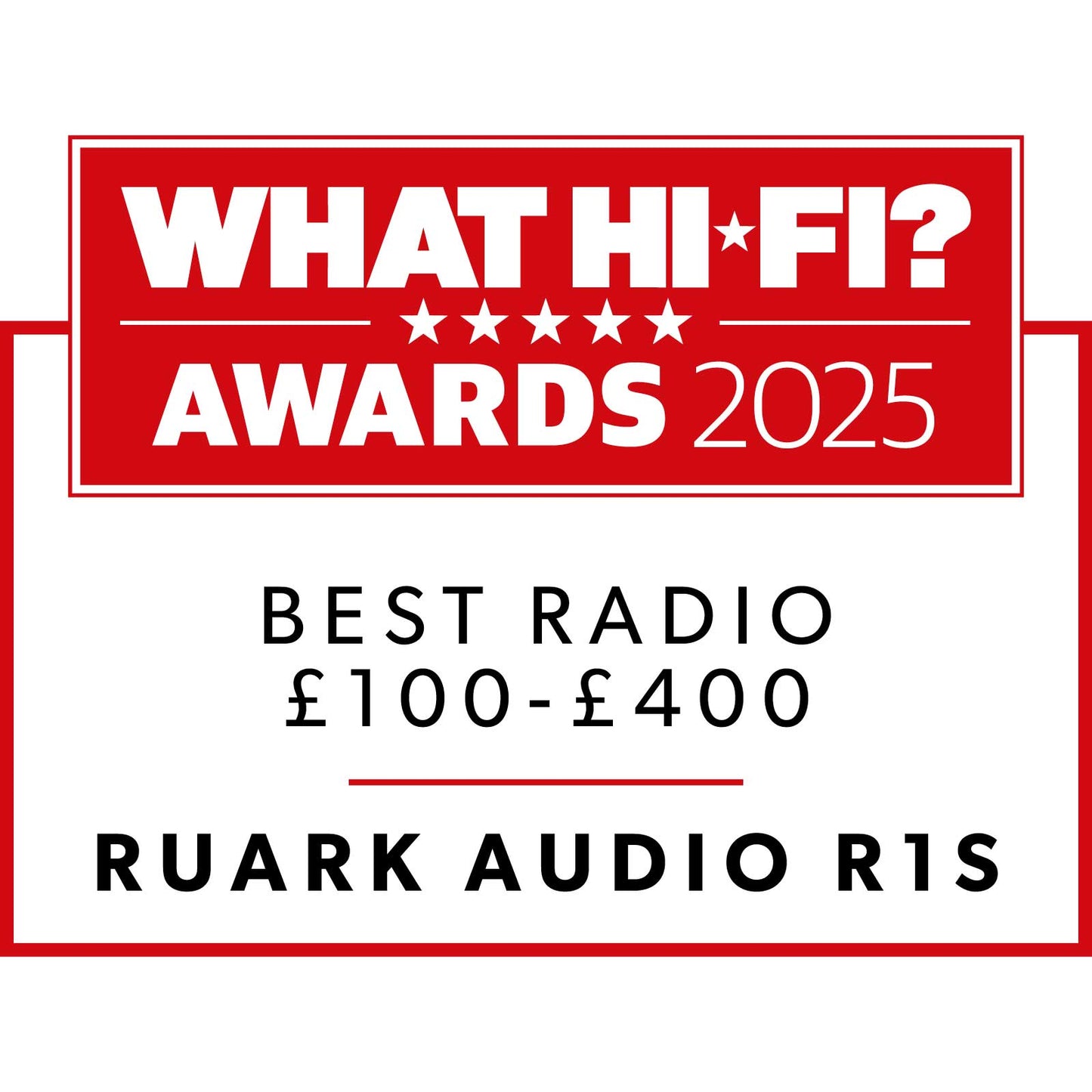 What HiFi Award 2025 R1S