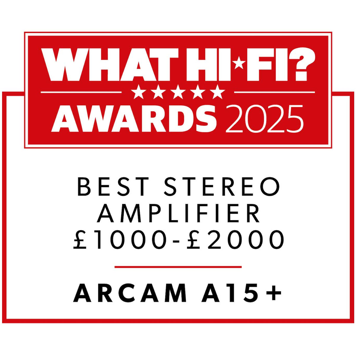 Arcam A15+ Award Winner