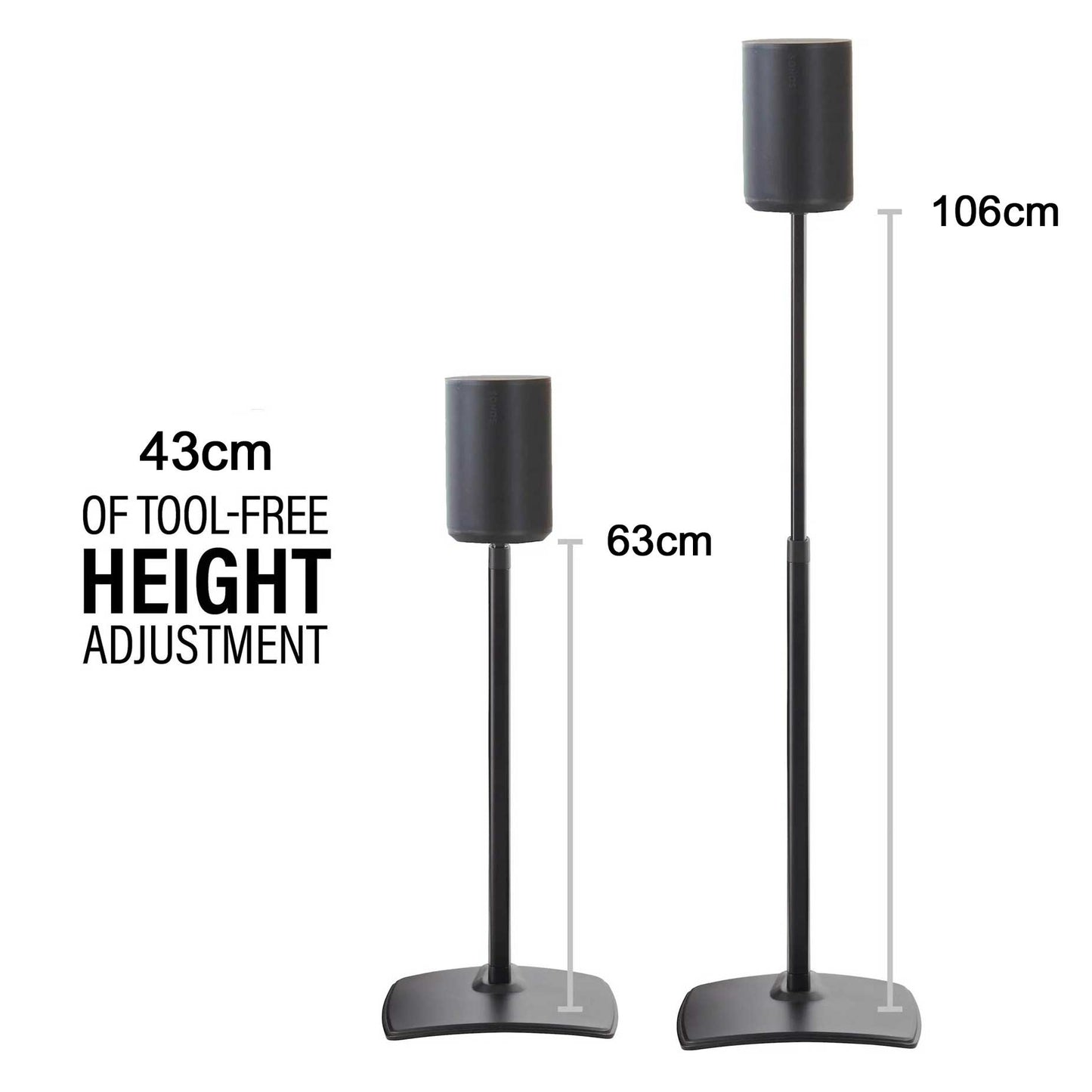 Sanus WSSE1A2 Height Adjustable
