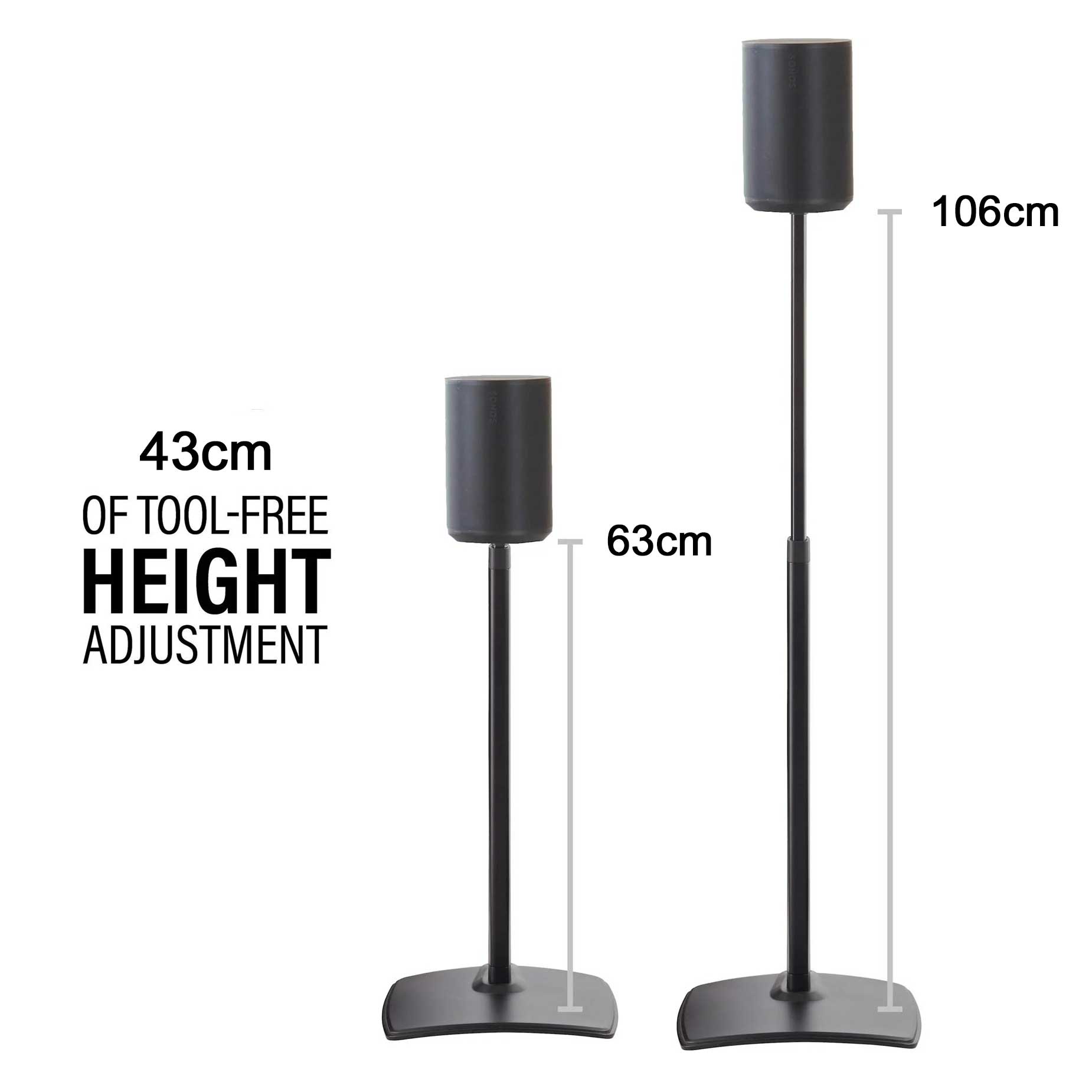 Sanus WSSE1A2 Height Adjustable