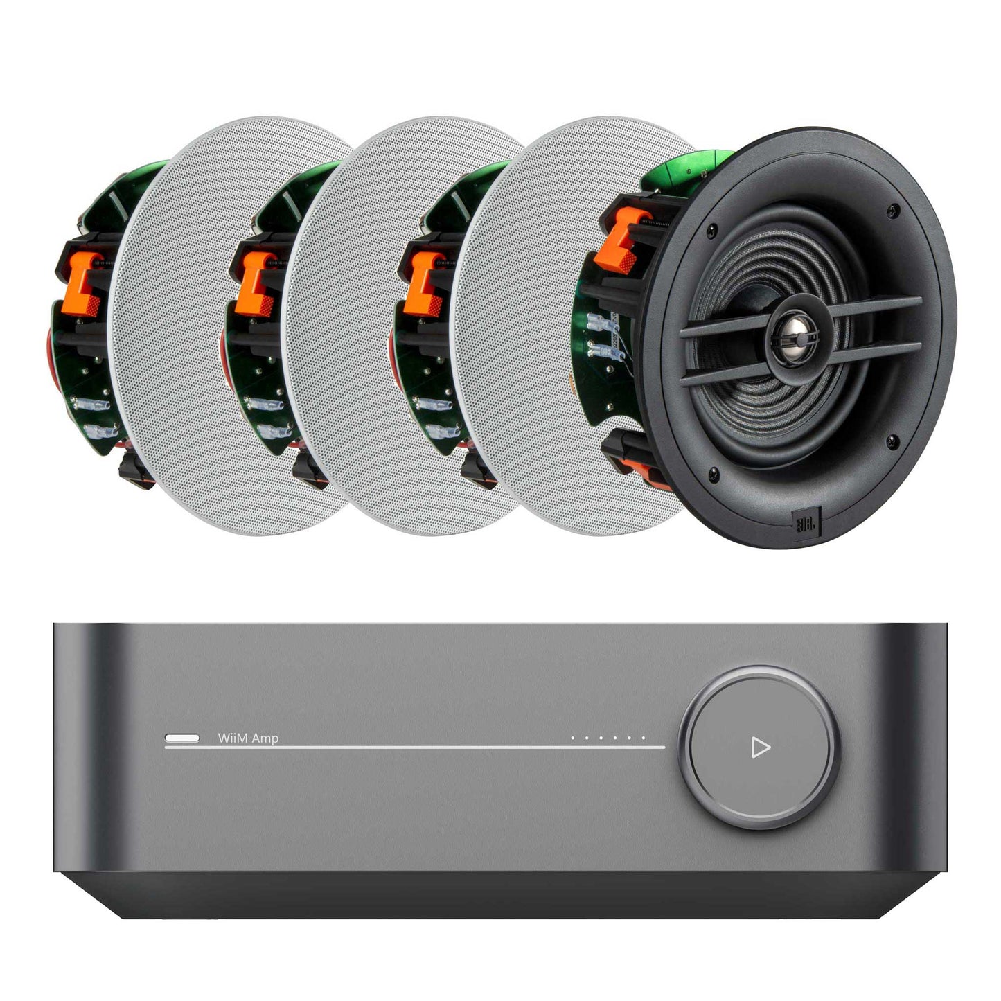 Wiim Amp with 4 x JBL Stage 260C Ceiling Speakers