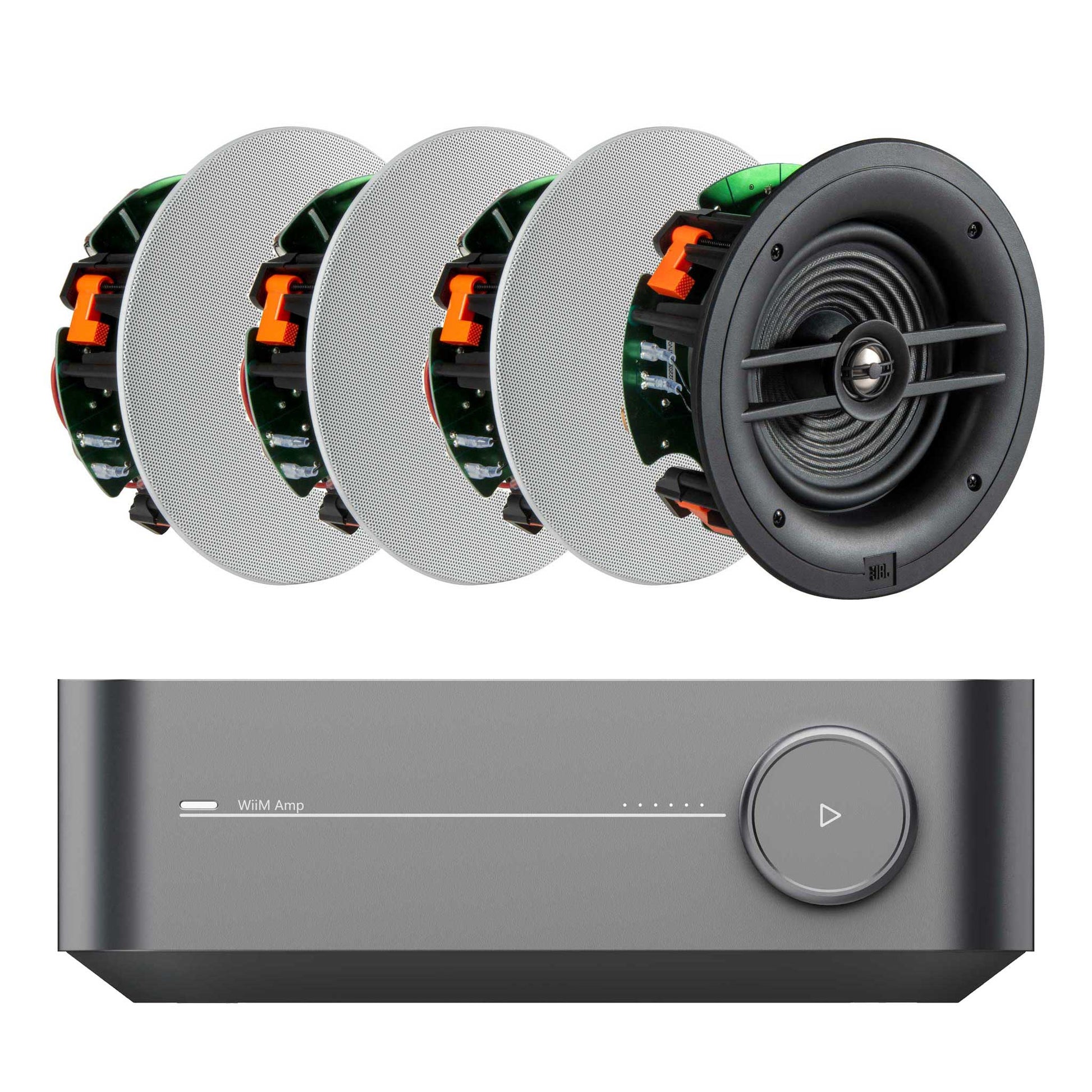 Wiim Amp with 4 x JBL Stage 260C Ceiling Speakers