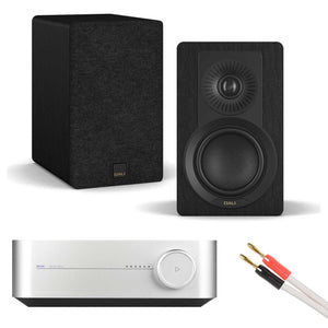 WiiM Amp Silver with Dali Kupid Black Ash
