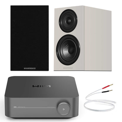 WiiM Amp Pro with Wharfedale Diamond 12.1i Grey