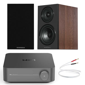 WiiM Amp Pro with Wharfedale Diamond 12.1i Walnut