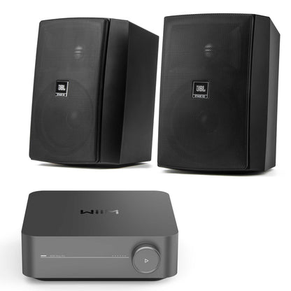 WiiM Amp Pro Outdoor Set with JBL XD5 Speakers