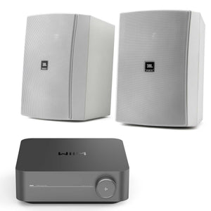 WiiM Amp Pro Outdoor Set with JBL XD5 Speakers